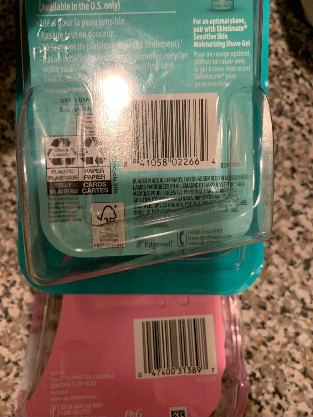 Gillette Venus Smooth Sensitive & Skintimate Sensitive Disposable Razors 7 Pack